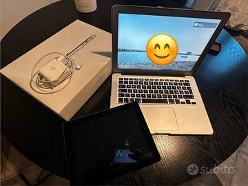 MacBook air 13” Apple + Ipad 4 funzionanti