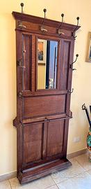 Appendiabiti da parete in legno massello