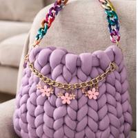 Borsa Chunky modello Amélie Lilla Handmade
