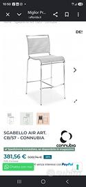 4 sgabelli alti Connubia Calligaris  Air