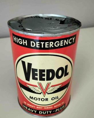 Latta lattina olio motore VEEDOL vintage