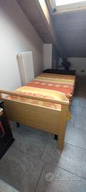 2 letti singoli ed armadio