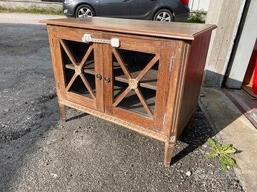 Mobile in legno stile Shabby / Vetrinetta vintage