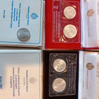 SAN MARINO DITTICO 1990 /1987 +MEDAGLIA ARGENTO