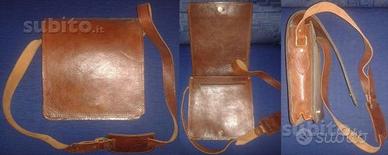 Borsello borsa cuoio tracolla FATTO A MANO MAROCCO