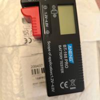 Tester controllo della carica delle batterie 