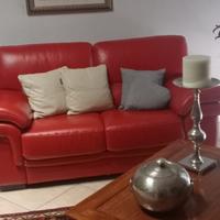 Divano 2 posti in pelle