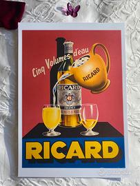 Poster pastis ricard stampa quadro collezione