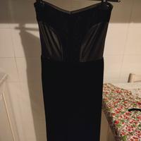 Abito in ciniglia ed ecopelle Tezenis donna