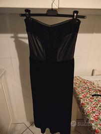 Abito in ciniglia ed ecopelle Tezenis donna