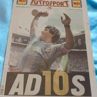 TuttoSport 26/11/2020 Morte Maradona