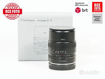 TTArtisan 40 F2.8 macro (per Canon EF-M) (Canon)