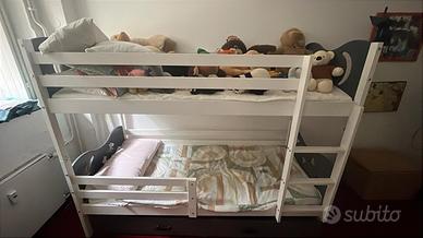 Letto a castello per bambini usato poche volte