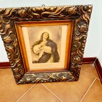 Cornice in legno stile antico