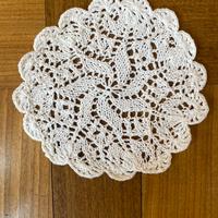 Centrino uncinetto vintage cotone made Italy