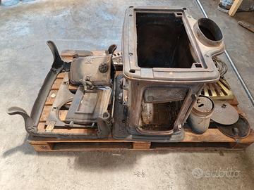 stufa a legna in ghisa