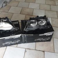 fari anteriori bmw e46 angel eyes per berlina e sw