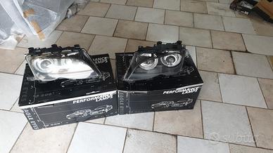 fari anteriori bmw e46 angel eyes per berlina e sw