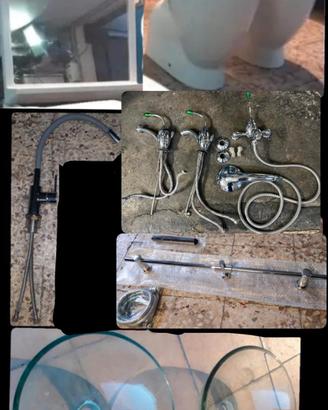 Serie Sanitari / Saliscendi/ Miscelatori/Ciotole