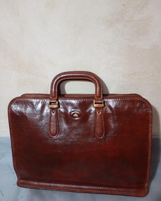 borsa da lavoro the bridge marrone in pelle 