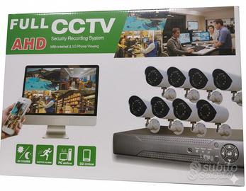 kit 8 telecamere con registratore
