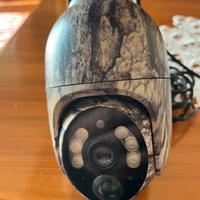 Videocamera di sorveglianza pannello solare 4g lte