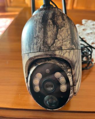 Videocamera di sorveglianza pannello solare 4g lte