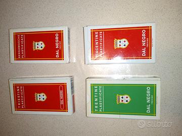 Carte da gioco varie città e regioni NUOVE SIGILLA