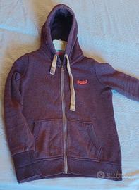 Felpa Superdry, Tg S uomo, Tg M Donna 
