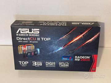 Box originale Asus Radeon R9 280X DirectCU II top