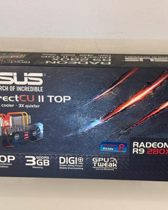 Box originale Asus Radeon R9 280X DirectCU II top