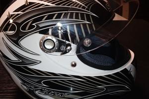 casco Shark in fibra di carbonio taglia xs