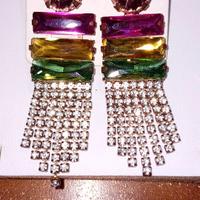 Orecchini gioiello multicolor