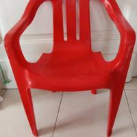 Sedia plastica bambini 