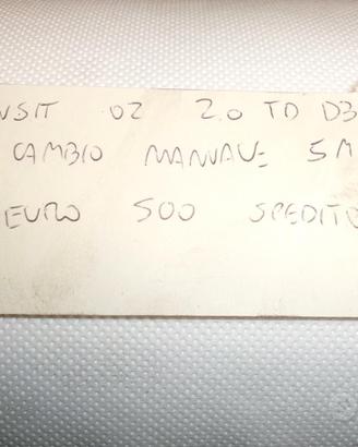 Cambio manuale 5 marce per transit 2004 2.0td