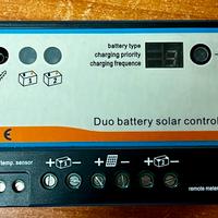 Regolatore solare PEVER doppia batteria 20A 12/24V