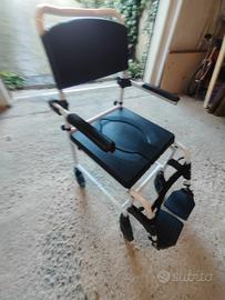 sedia comoda per wc e doccia 