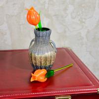 Vaso con Fiori in Vetro 100% decorazioni di design