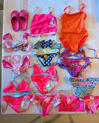 Lotto costumi 3-8 anni 