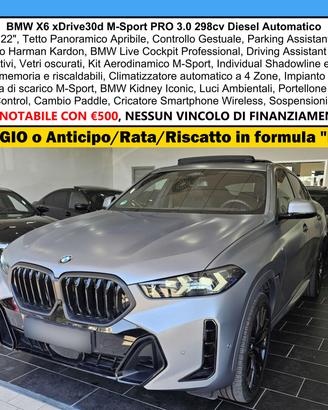 BMW X6 XDrive30d M-Sport PRO Tetto Apribile C22" 