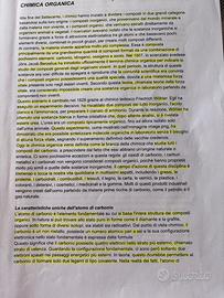 Appunti del quinto anno di scienze