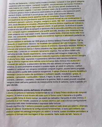 Appunti del quinto anno di scienze