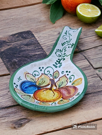 poggiamestolo in ceramica vietrese