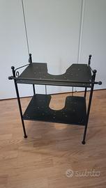 Mobiletto sottolavabo in ferro battuto IKEA 