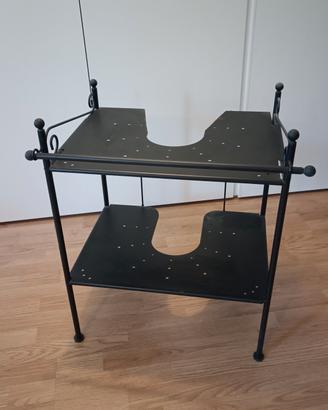 Mobiletto sottolavabo in ferro battuto IKEA 