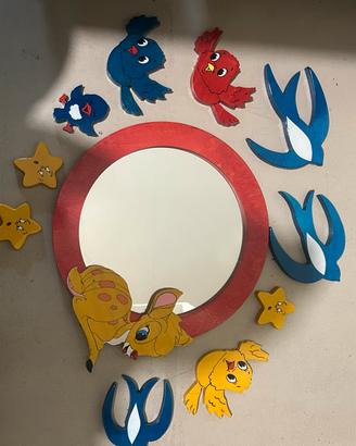 Set accessori cameretta bimbo/bimba