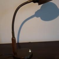 Lampada stile industriale in bronzo