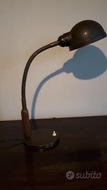 Lampada stile industriale in bronzo