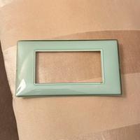 Vimar plana placca 4 moduli reflex verde menta