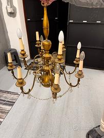 Lampadari in ottone anni 60